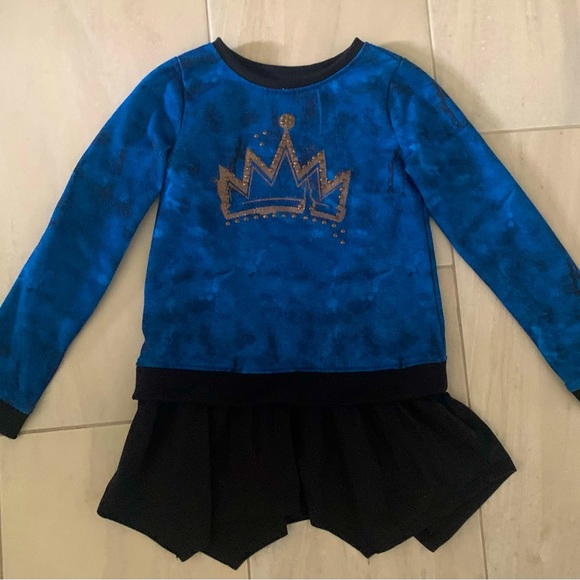 Disney Descendants Long Sleeve Tunic Top - Size 9/10 - Picture 5 of 7
